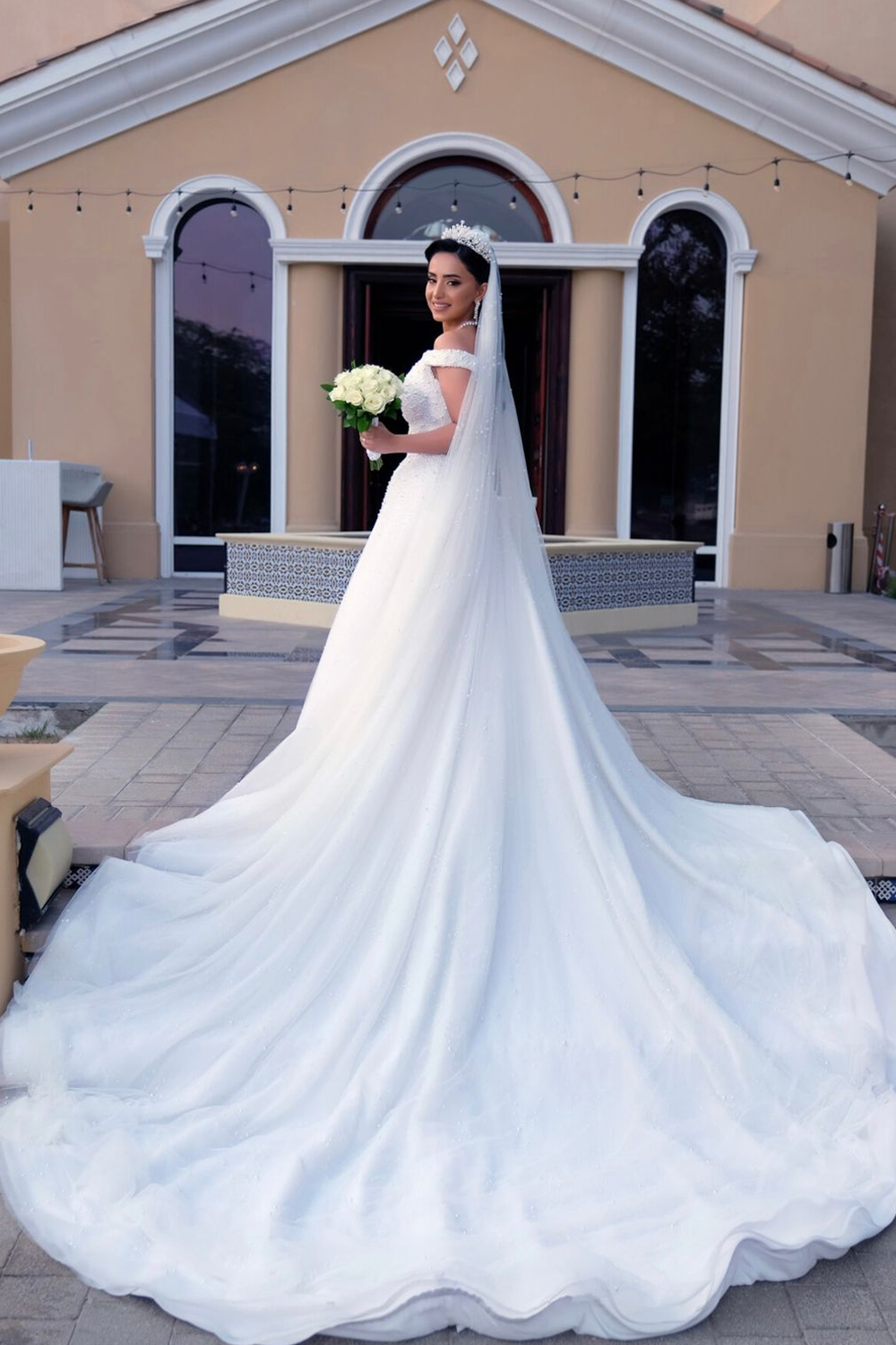 Timeless wedding gown